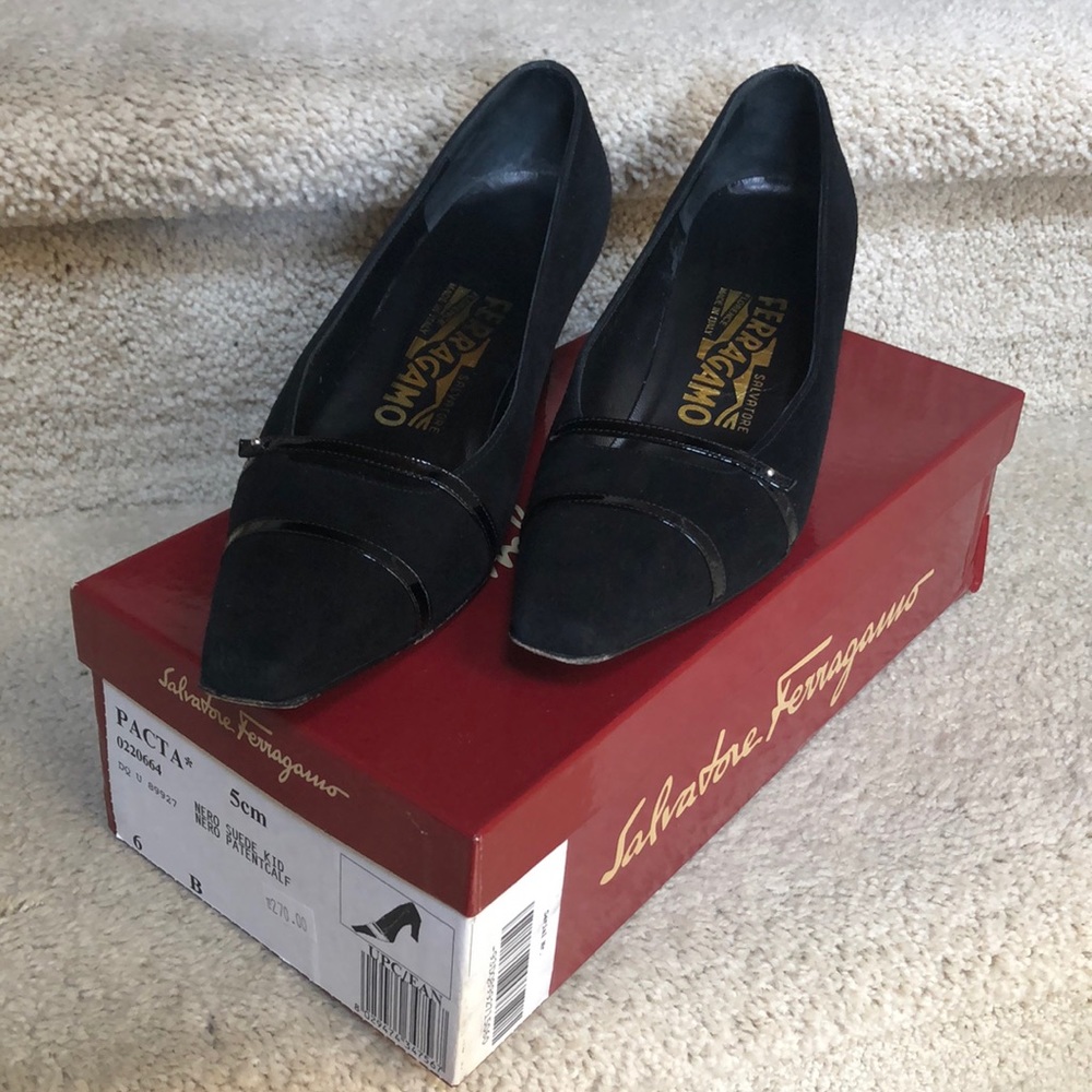 Ferragamo Suede Pumps - Women’s Size 6